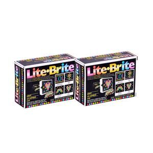New 2 Pack Lite-Brite Mini 90 Pieces Each Travel Battery Powered